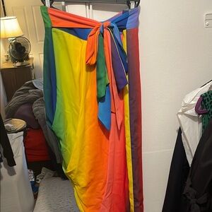 Multicolor Women's dressy skirt